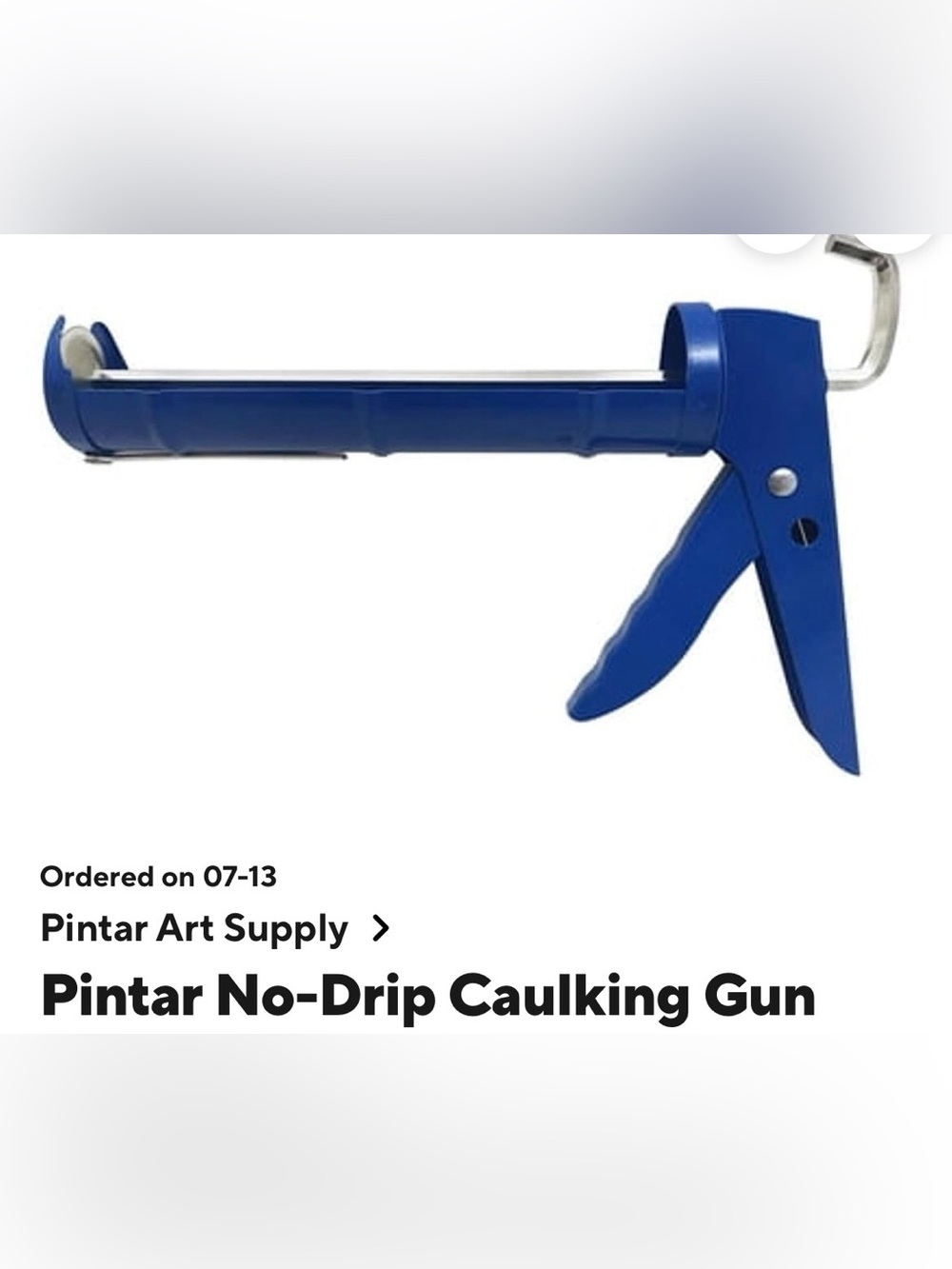 New 2 piece one caulking & one caulkingGun: never used-never opened